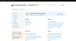 Desktop Screenshot of kb.cakemail.com